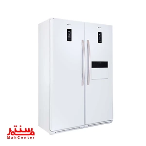 یخچال فریزر دوقلو هیمالیا مدل رومانو پلاس NR440R - سفید چرم از بغل